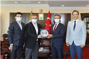 CUMHURİYET BAŞSAVCISI FATİH KARABACAK VE İDARE MAHKEMESİ BAŞKANI KUDRET DOĞAN’DAN VEDA ZİYARETİ