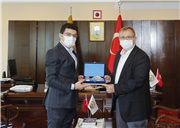 CUMHURİYET BAŞSAVCISI FATİH KARABACAK VE İDARE MAHKEMESİ BAŞKANI KUDRET DOĞAN’DAN VEDA ZİYARETİ
