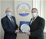 TRAKYA ÜNİVERSİTESİNE, ALMANYA İSTANBUL BAŞKONSOLOSU JOHANNES REGENBRECHT’TEN ZİYARET