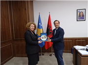 KOSOVA SANAYİ, GİRİŞİMCİLİK VE TİCARET BAKANI ROZETA HAJDARİ, TRAKYA ÜNİVERSİTESİ HEYETİNİ AĞIRLADI
