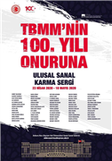 TRAKYA ÜNİVERSİTESİ GÜZEL SANATLAR FAKÜLTESİ DEKANI PROF. MELİHAT TÜZÜN VE DEKAN YARDIMCISI DOÇ. AYHAN ÇETİN’İN ESERLERİ, TBMM 100. YIL SERGİSİ’NDE…
