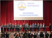 TBMM BAŞKANI PROF. DR. MUSTAFA ŞENTOP, TRAKYA ÜNİVERSİTESİ’NDE "3. BİN YILIN BAŞLARINDA TÜRKİYE VE DÜNYA" KONFERANSI VE TOPLU AÇILIŞ TÖRENİ’NE KATILDI