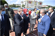 TBMM BAŞKANI PROF. DR. MUSTAFA ŞENTOP REKTÖR PROF. DR. ERHAN TABAKOĞLU İLE BİR ARAYA GELDİ
