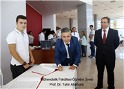 İLK KAYIT REKTÖRÜMÜZDEN