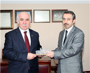 İSTANBUL TİCARET ÜNİVERSİTESİ REKTÖRÜ PROF. DR. NAZIM EKREN REKTÖRÜMÜZÜ ZİYARET ETTİ