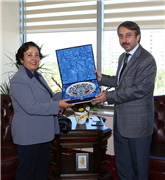 PROF. DR. AYTEN SAĞIROĞLU’NDAN REKTÖRÜMÜZE ZİYARET