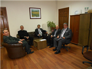 REKTÖR PROF. DR. YENER YÖRÜK SAĞLIK YÖNETİCİLERİNİ ZİYARET ETTİ