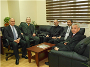 REKTÖR PROF. DR. YENER YÖRÜK SAĞLIK YÖNETİCİLERİNİ ZİYARET ETTİ