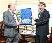 9. ULUSLARARASI BALKAN EĞİTİM VE BİLİM KONGRESİ KATILIMCILARINDAN REKTÖRÜMÜZE ZİYARET