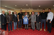 TRAKYA ÜNİVERSİTESİ MERİÇ SPOR KULÜBÜNDEN REKTÖRÜMÜZE ZİYARET