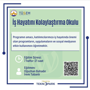 TRAKYA TEKNOPARK YAZ OKULU PROGRAMI