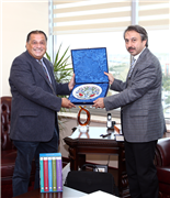 MERHUM PROF. DR. M. TAYYİP GÖKBİLGİN'İN OĞLU MEHMET ALTAY GÖKBİLGİN'DEN ZİYARET