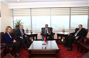 KOSOVA SAĞLIK BAKAN YARDIMCISI KADİR HÜSEYİN VE KOSOVA MİLLETVEKİLİ FİKRİM DAMKA’DAN ZİYARET