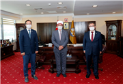 İSKEÇE SEÇİLMİŞ MÜFTÜSÜ AHMET METE’DEN, TRAKYA ÜNİVERSİTESİ REKTÖRÜ PROF. DR. ERHAN TABAKOĞLU’NA ZİYARET