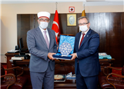 İSKEÇE SEÇİLMİŞ MÜFTÜSÜ AHMET METE’DEN, TRAKYA ÜNİVERSİTESİ REKTÖRÜ PROF. DR. ERHAN TABAKOĞLU’NA ZİYARET