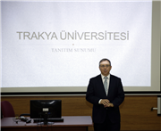 REKTÖRÜMÜZDEN İLK DERS