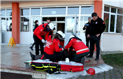 TRAKYA ÜNİVERSİTESİ VE KEŞAN BELEDİYESİ İLK AFET TATBİKATINI GERÇEKLEŞTİRDİ