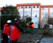 TRAKYA ÜNİVERSİTESİ VE KEŞAN BELEDİYESİ İLK AFET TATBİKATINI GERÇEKLEŞTİRDİ
