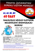 SÜREKLİ EĞİTİM MERKEZİMİZDEN DİL KURSLARI