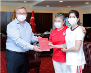 2020 TOKYO PARALİMPİK OYUNLARINA KATILACAK MİLLİ JUDOCUMUZ ECEM TAŞIN’DAN REKTÖR PROF. DR. ERHAN TABAKOĞLU’NA ZİYARET