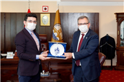 EDİRNE İDARE MAHKEMESİ BAŞKANI KUDRET DOĞAN’DAN REKTÖR PROF. DR. ERHAN TABAKOĞLU’NA ZİYARET