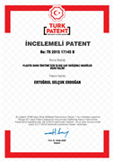 TRAKYA ÜNİVERSİTESİ MÜHENDİSLİK FAKÜLTESİ DR. ÖĞR. ÜYESİ ERTUĞRUL SELÇUK ERDOĞAN’DAN BİR PATENT BAŞARISI DAHA