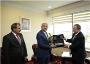ÇALIŞMA VE SOSYAL GÜVENLİK BAKANI DR. MEHMET MÜEZZİNOĞLU’NDAN REKTÖRÜMÜZE ZİYARET