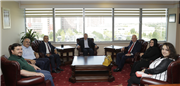 MAKEDONYA MALİYE BAKANI DANIŞMANI HADİ NEZİR VE ESKİ EDİRNE VALİSİ MUSTAFA BÜYÜK'TEN ZİYARET