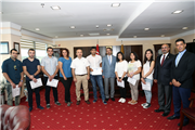 TİFLİS ÜNİVERSİTESİ TIP FAKÜLTESİ ÖĞRENCİLERİ SERTİFİKA TÖRENİ