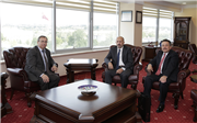 GAZDAŞ BÖLGE MÜDÜRÜ TAMER AKASLAN VE EDİRNE İŞLETME MÜDÜRÜ CUMHUR PEKDEMİR’DEN ZİYARET