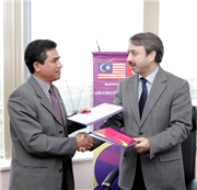 MALEZYA MARA TEKNOLOJİ ÜNİVERSİTESİ İLE ÜNİVERSİTEMİZ ARASINDA İŞBİRLİĞİ PROTOKOLÜ İMZALANDI
