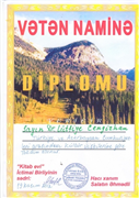 YRD. DOÇ. DR. LÜTFİYE CENGİZHAN'A AZERBAYCAN'DAN FAHRİ DİPLOMA