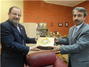 REKTÖR PROF. DR. YENER YÖRÜK, FİLİBE PAİSİİ HİLENDARSKİ ÜNİVERSİTESİ REKTÖRÜ DOÇ. DR. ZAPRIAN KOZLUDZHOV’U ZİYARET ETTİ