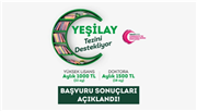 YÜKSEK LİSANS ÖĞRENCİMİZ SİNEM GEDİK’İN TEZİNE YEŞİLAY’DAN DESTEK