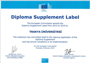 AVRUPA KREDİ TRANSFER SİSTEMİ ETİKETİ (AKTS), DİPLOMA EKİ (DS) VE E-KALİTE ETİKETİ ÖDÜL TÖRENİ GERÇEKLEŞTİRİLDİ