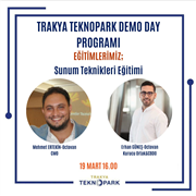 TRAKYA TEKNOPARK DEMO DAY ETKİNLİKLERİ
