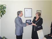 REKTÖR PROF. DR. YENER YÖRÜK BULGARİSTAN ŞUMNU ÜNİVERSİTESİ'Nİ ZİYARET ETTİ