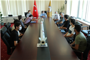 TEKNOFEST’TE FİNALE KALAN ROKET TAKIMI’NDAN REKTÖR PROF. DR. ERHAN TABAKOĞLU’NA ZİYARET