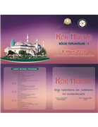 KÖK HÜCRE BÖLGE TOPLANTILARI I