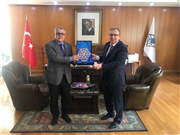 REKTÖR PROF. DR. ERHAN TABAKOĞLU’NDAN TÜRK TARİH KURUMU YENİ BAŞKANI PROF. DR. BİROL ÇETİN’E HAYIRLI OLSUN ZİYARETİ