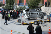 EMNİYET KEMERİ SİMÜLATÖRÜ ÜNİVERSİTEMİZDE