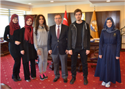 KARADAĞ VE MAKEDONYA’DAN GELEN ÖĞRENCİLERDEN ZİYARET
