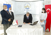TRAKYA ÜNİVERSİTESİNDE 2020-2021 EĞİTİM-ÖĞRETİM YILININ İLK KAYDINI REKTÖR PROF. DR. ERHAN TABAKOĞLU YAPTI