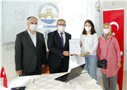 TRAKYA ÜNİVERSİTESİNDE 2020-2021 EĞİTİM-ÖĞRETİM YILININ İLK KAYDINI REKTÖR PROF. DR. ERHAN TABAKOĞLU YAPTI