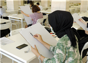 ADAY ÖĞRENCİLER, TRAKYA ÜNİVERSİTESİ RESİM-İŞ ÖĞRETMENLİĞİ BÖLÜMÜNE GİREBİLMEK İÇİN YETENEKLERİNİ SERGİLEDİ