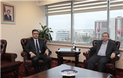 KOSGEB EDİRNE İL MÜDÜRÜ’NDEN REKTÖRÜMÜZE ZİYARET