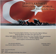 18 MART ŞEHİTLER GÜNÜ RESİM SERGİSİ