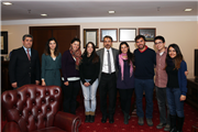 TURKMSIC ULUSLARLARASI ÖĞRENCİ DEĞİŞİM PROGRAMI ÖĞRENCİLERİNDEN ZİYARET