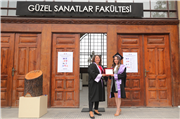 TRAKYA ÜNİVERSİTESİ GÜZEL SANATLAR FAKÜLTESİNE SANATLA VEDA