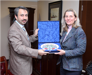 MUHASEBECİLER HAFTASI NEDENİYLE REKTÖRLÜĞÜMÜZE ZİYARET